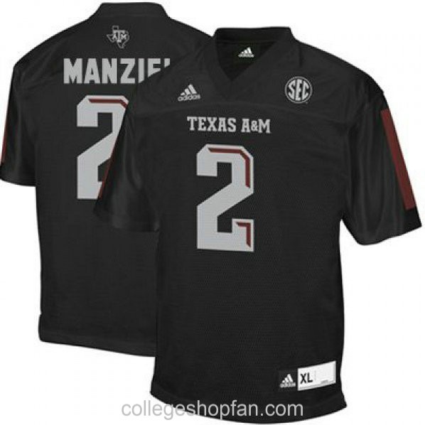 Womens Johnny Manziel Texas A M Aggies #2 Limited Black College Football Jersey