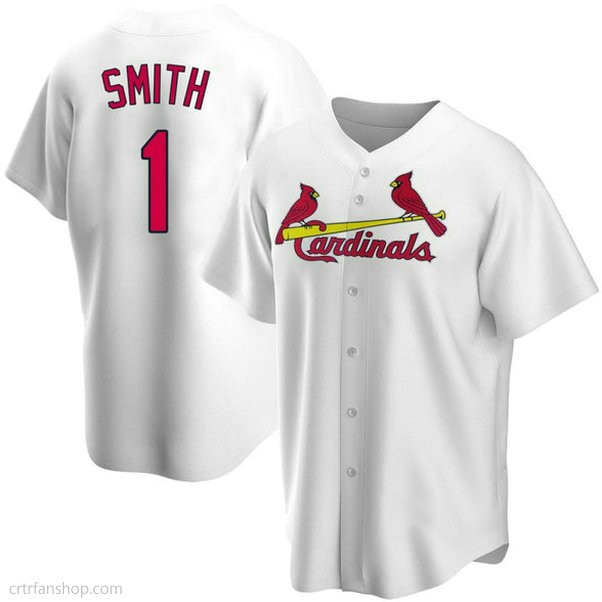 Youth Ozzie Smith St Louis Cardinals White Home Jersey Replica